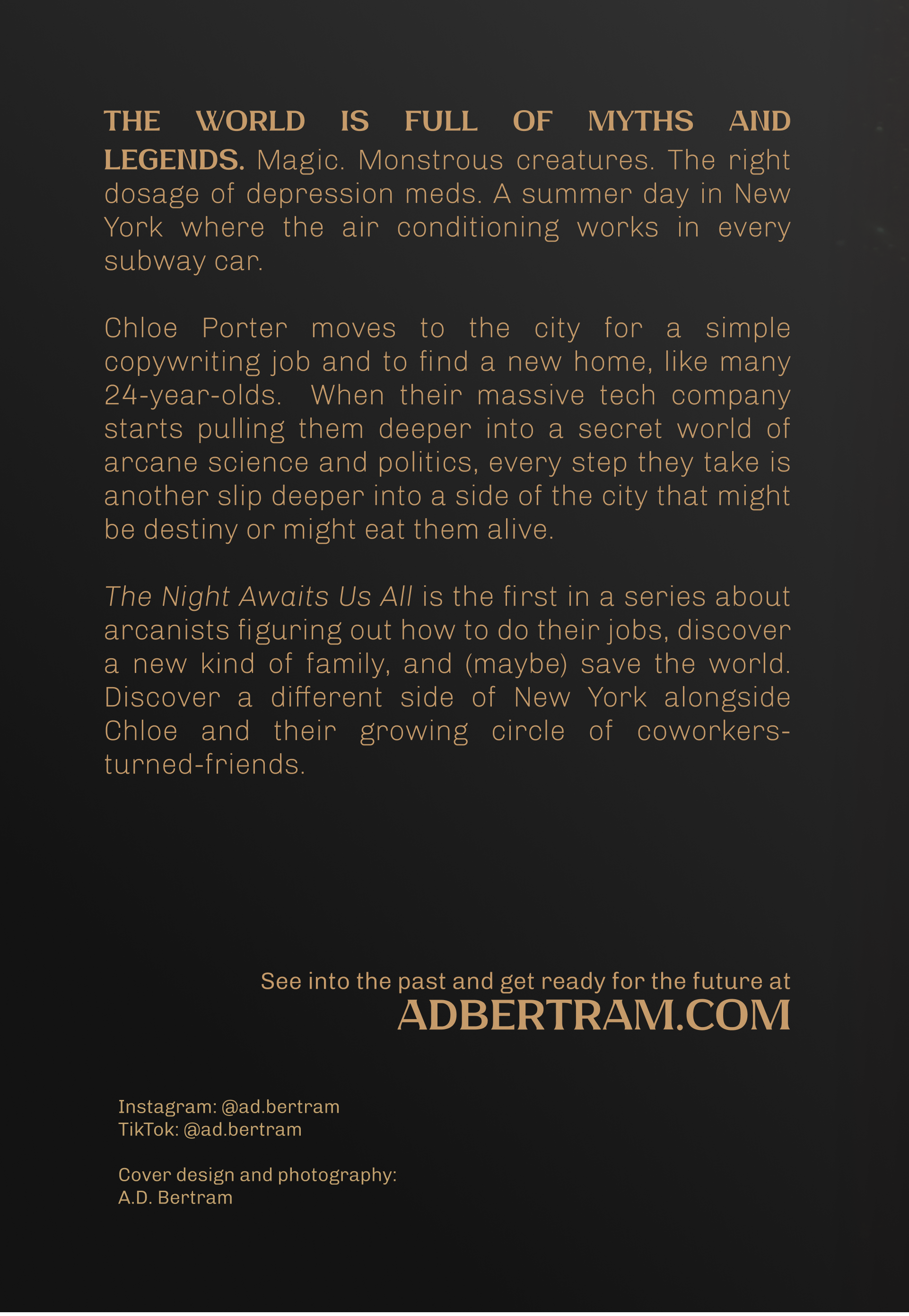 The Night Awaits Us All - PREORDER