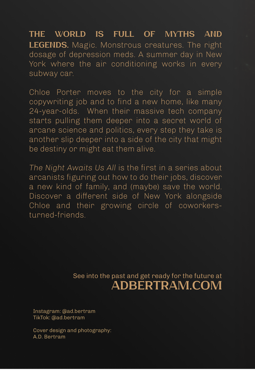 The Night Awaits Us All - PREORDER